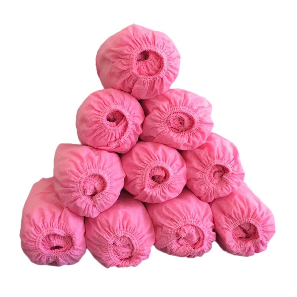 100 stuks non-woven overschoenen wegwerp overschoenen dikke overschoenen antislip universeel  qp2