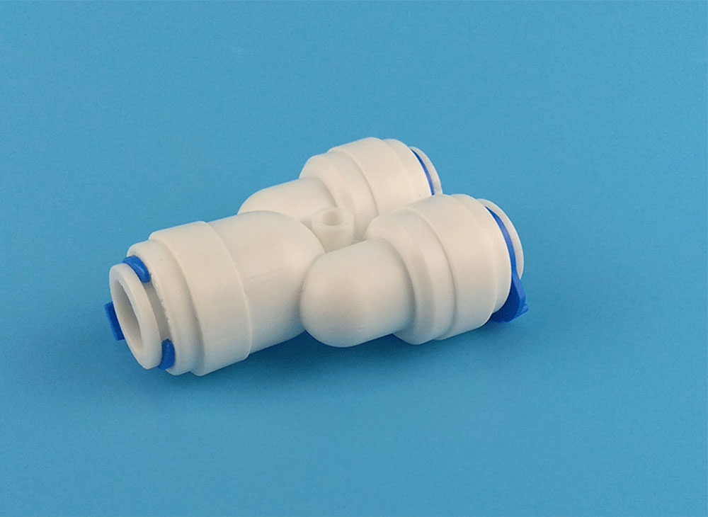 Tubo de 3 vías Y tipo OD de 1/4 ", conexión rápida, sistema de ósmosis inversa por presión de agua para conector, accesorio de tubo de agua 1 unidad,