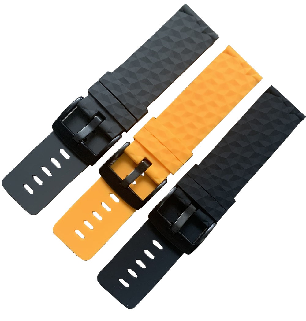 24mm Silicone Rubber Watch Strap For Suunto 9 / Baro Watch Band Suunto 7 Watchband Spartan Watch Band Traverse Strap