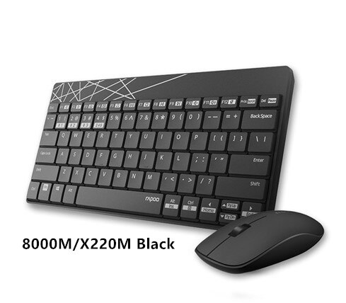 Neue Rapoo 8000M Multi-modus Stille Drahtlose Tastatur Maus Combos Bluetooth 3,0 & 4,0 RF 2,4G schalter zwischen 3 Geräte Verbindung