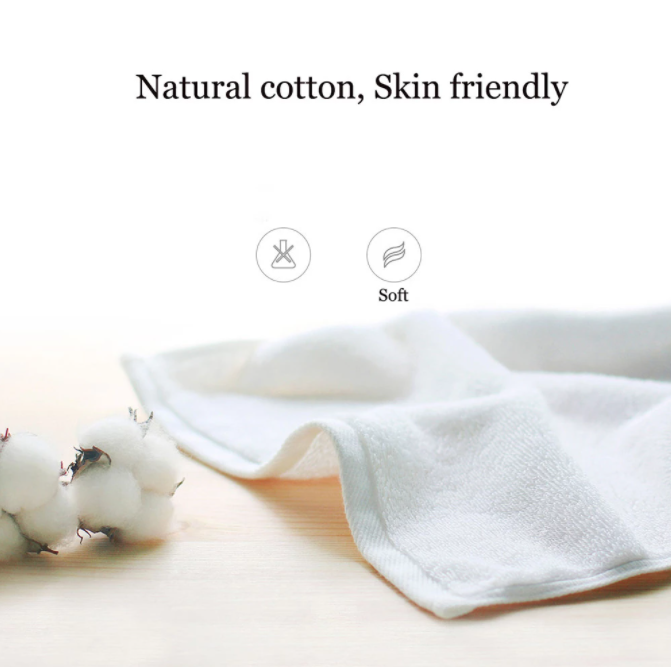 Xiaomi ZSH Towel 100% Cotton Super Absorption Water Wipe Towels Polygiene Antibacterial Baby Supple Smooth Antibacterial towel