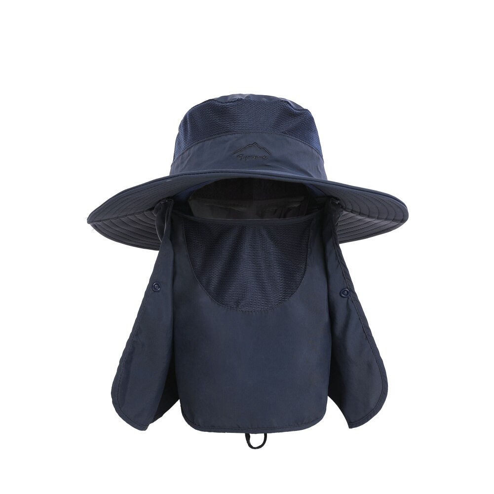 Balight Summer Sun Hats For Men Large Bucket Hat Foldable Breathable Anti UV Sun-proof Hiking Fishing Male Hat Cap