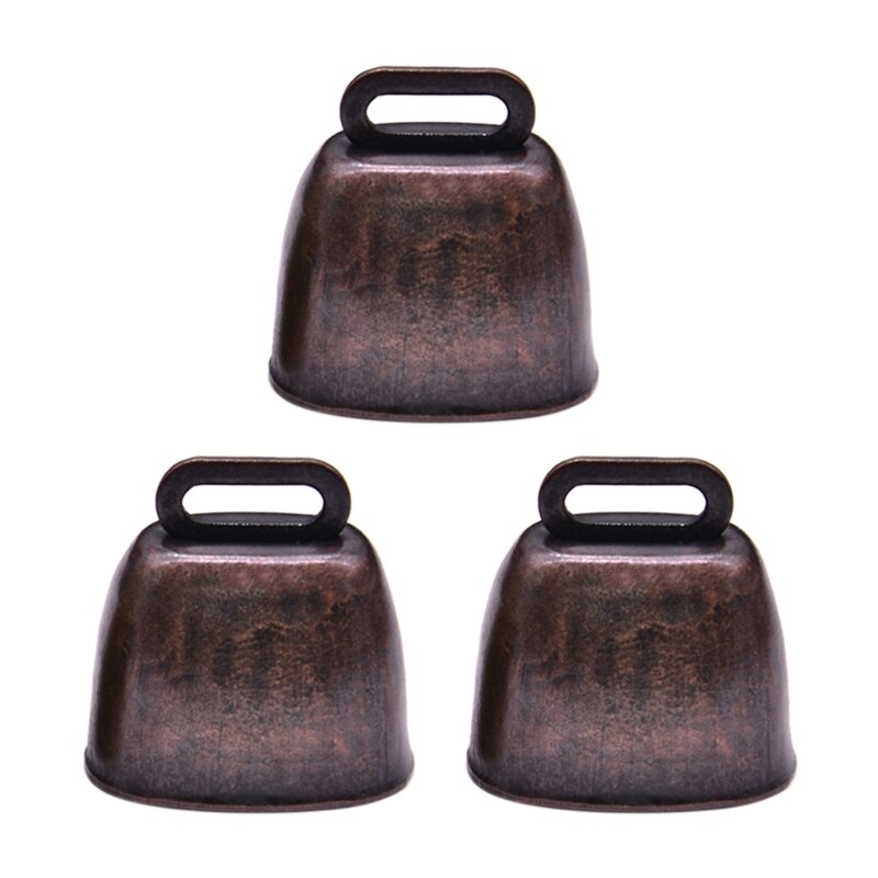 Cloche Anti-ours Randonnée Cloches Anti-ours - Lot De 4 | Métal Et PU - 14cm - Avec Option Silencieuse Fee Clochette