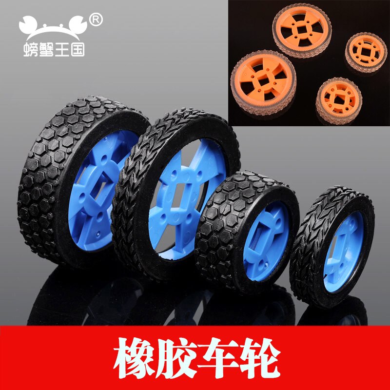 4pcs Diameter 47mm 70mm Tires Rubber Toy Car Wheel Part DIY model