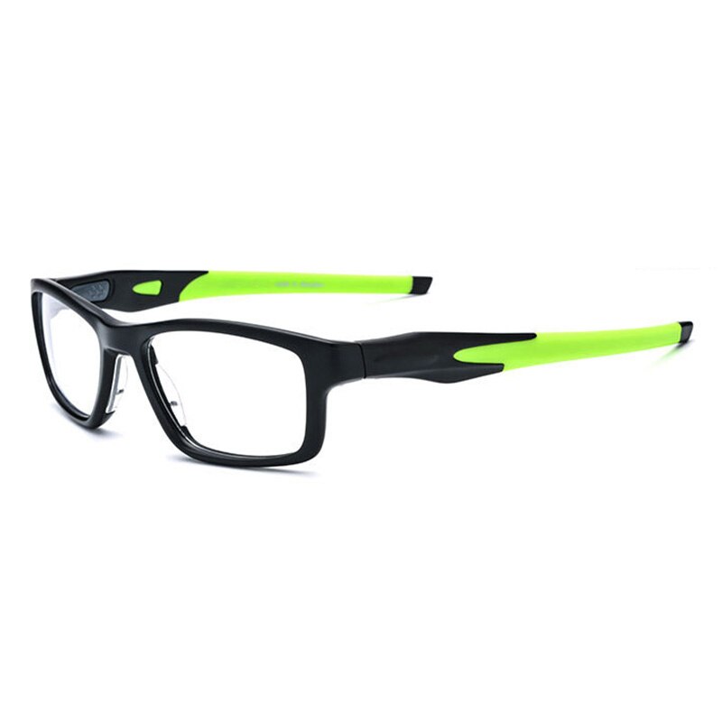 Evove sportbril heren dames brilmontuur herenbril voor bijziendheid autorijden buiten meekleurende lens  tr90 anti-skip: Groene poot