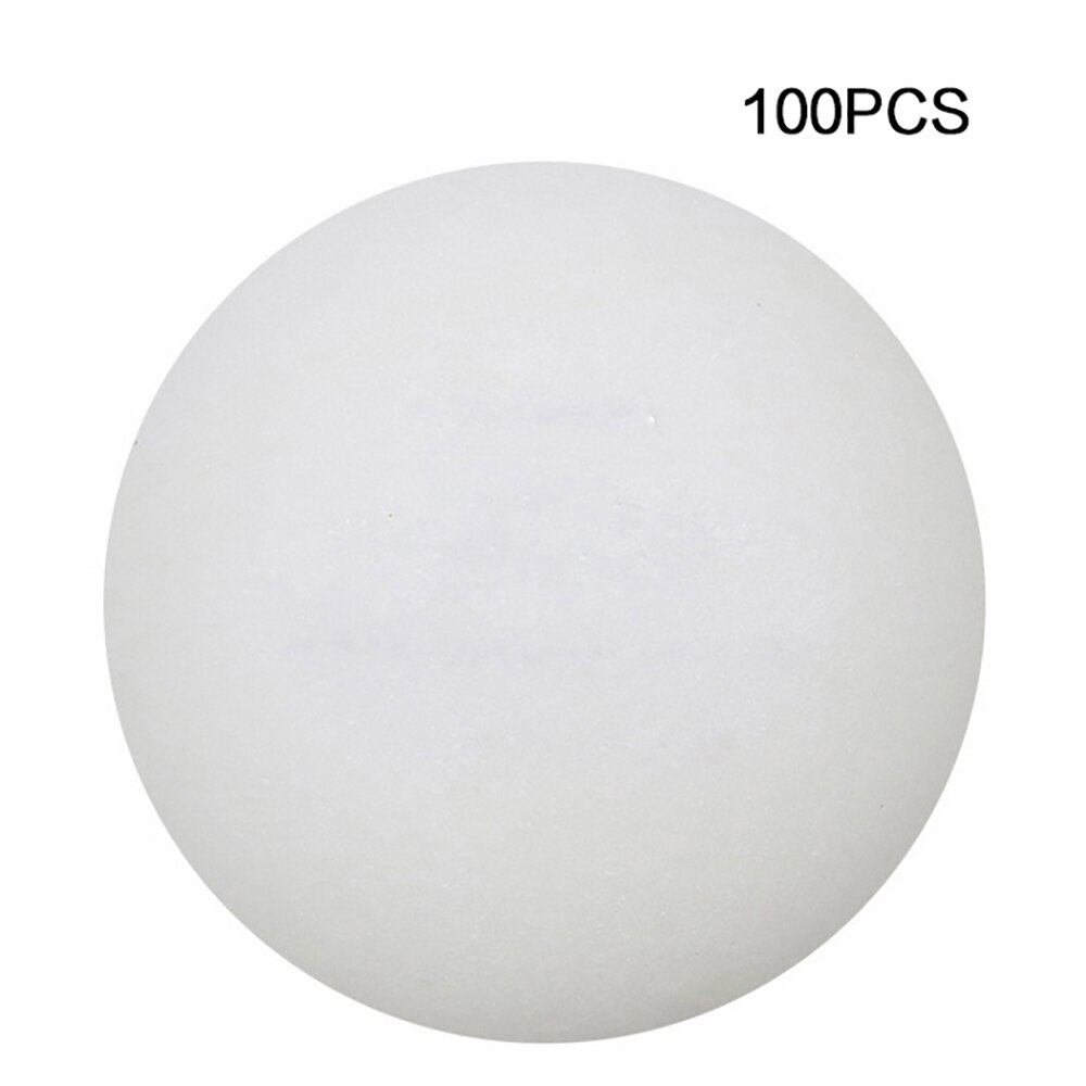 100pcs Ping Pong Balls Dia. 40mm Table Tennis Balls ABS Ball Training Sports: White