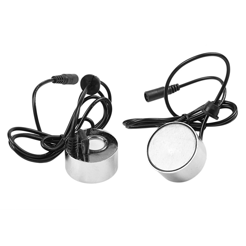 2 stk 45mm luftfukter ultralyd tåke maker industriell inkubator 24v forstøver forstøver hodet fogger