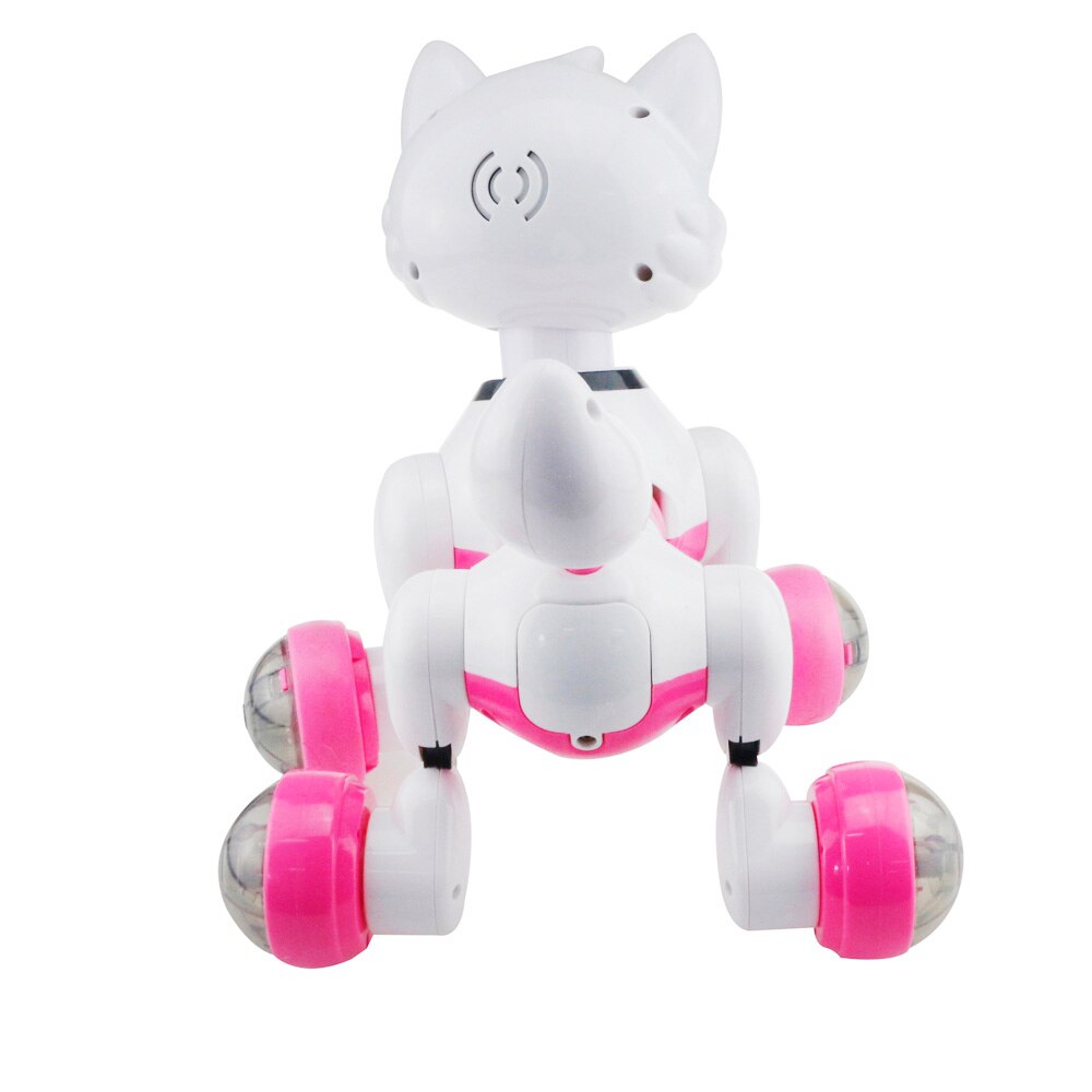 Smart Voice Control Cat Robot Dance With The Music Sing Electronic Pet Built-In Light Automatic Following Mode