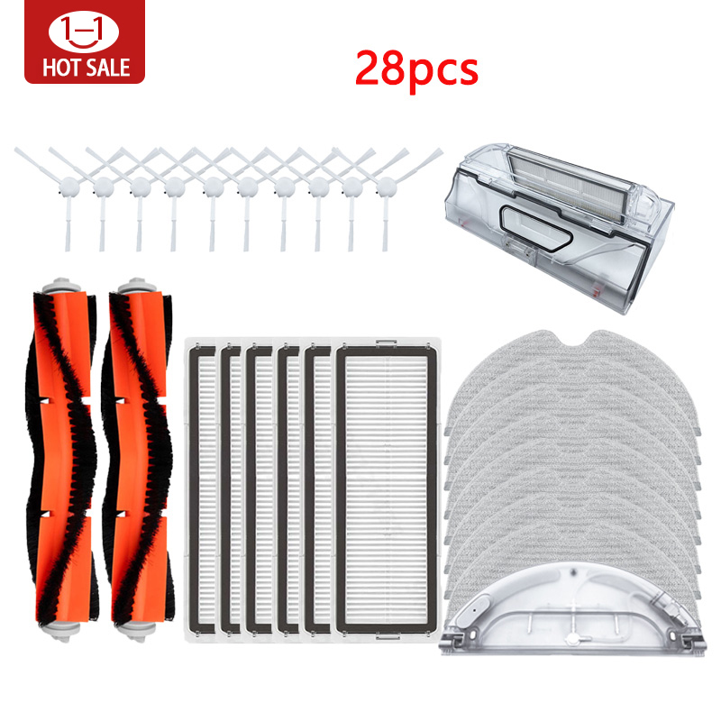 Xiaomi Mijia 1C 1T Mi robot aspirapolvere Dreame F9 filtro Hepa spazzola laterale principale Mocio panno robot aspirapolvere accessori: Radura