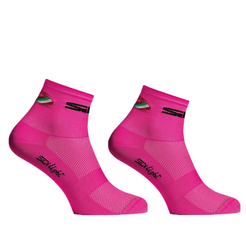 Cycling Socks Sports Breathable Deodorant Men Women Short Socks Calcetines Ciclismo: C4rose Red