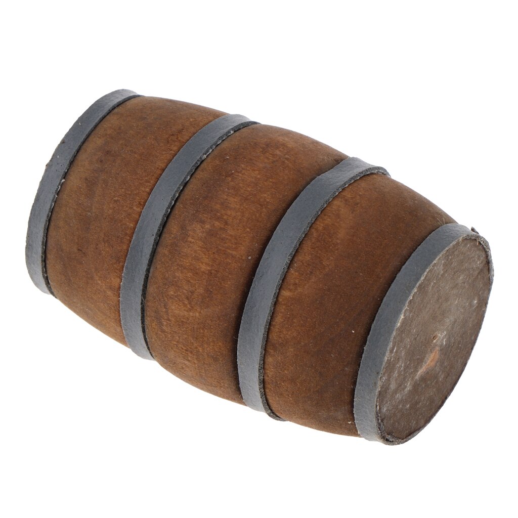 MagiDeal 1/12 domek dla lalek miniaturowa drewniana beczka na piwo