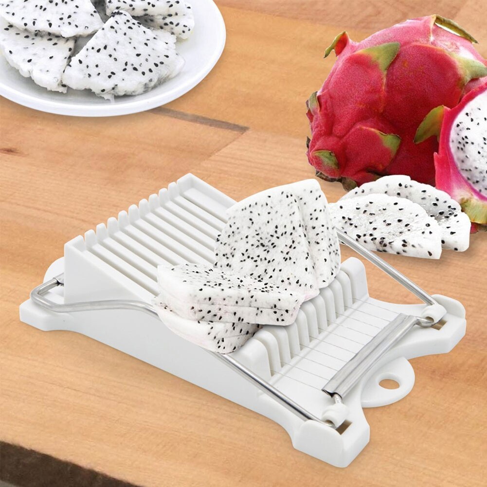 Stainless Steel Meat Slicer 10 Cutting Wire Eggs Soft Food Cheese Fruit Sushi Cutter Canned Meat Slice Gadget Kitchen Tool