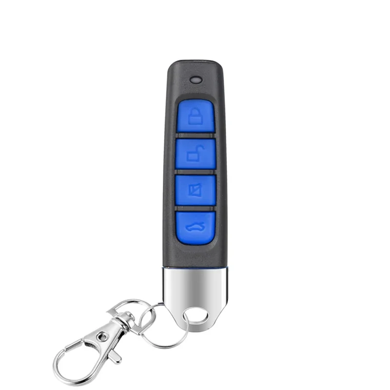 433MHZ Remote Control 4 Channe Garage Gate Door Opener Remote Control Duplicator Clone Cloning Code Car Key: WHITE