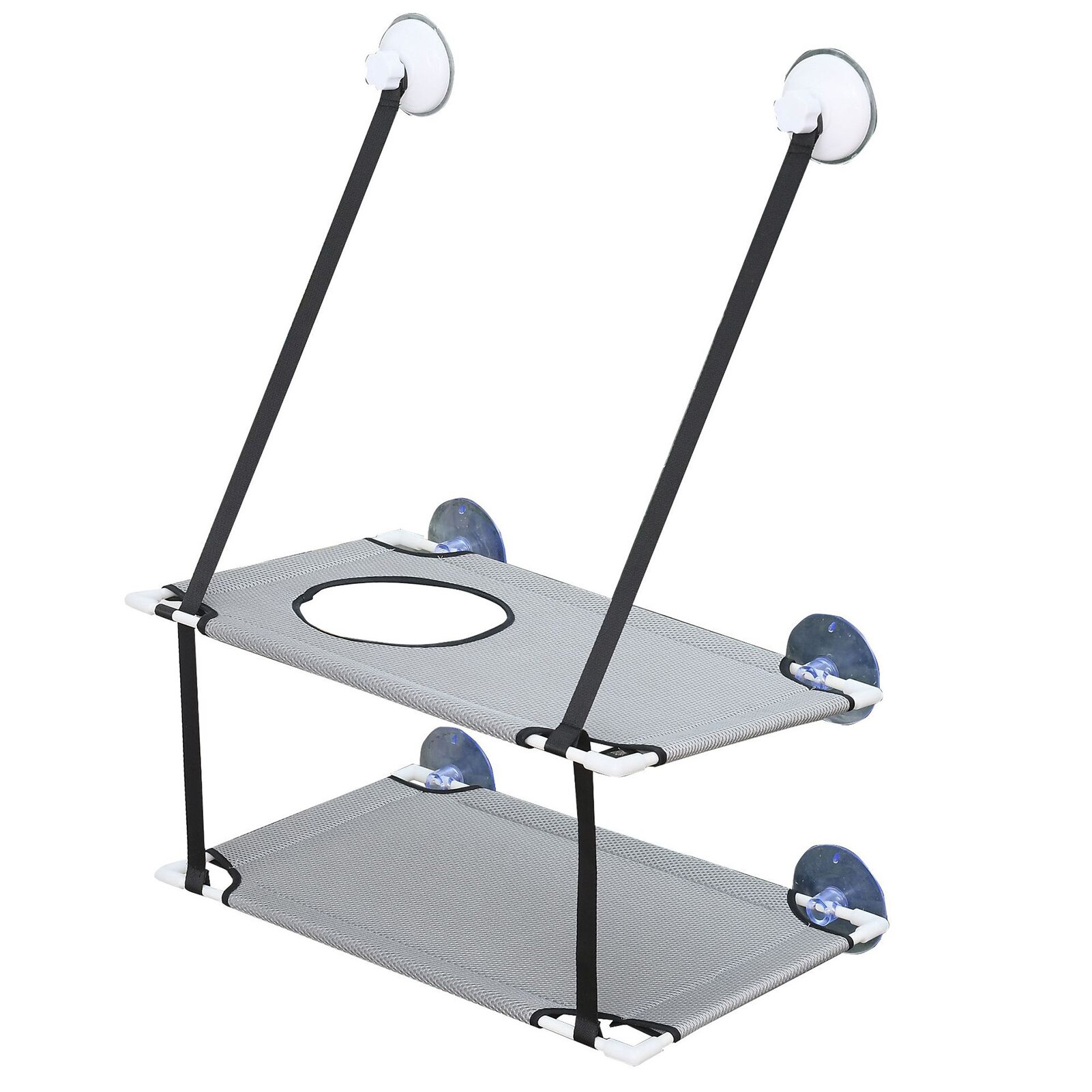 Window Mounted Bed Sofa Mat Washable Pet Cat Hammock Pet Supplies Space Saving Cushion Hanging Shelf Resting Seat With Suction: D