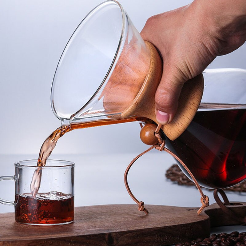 400 Ml 600 Ml 800 Ml Glas Koffiezetapparaat Espresso Potten Machine Met Rvs Filter Hoge Temperatuur slip Thuis