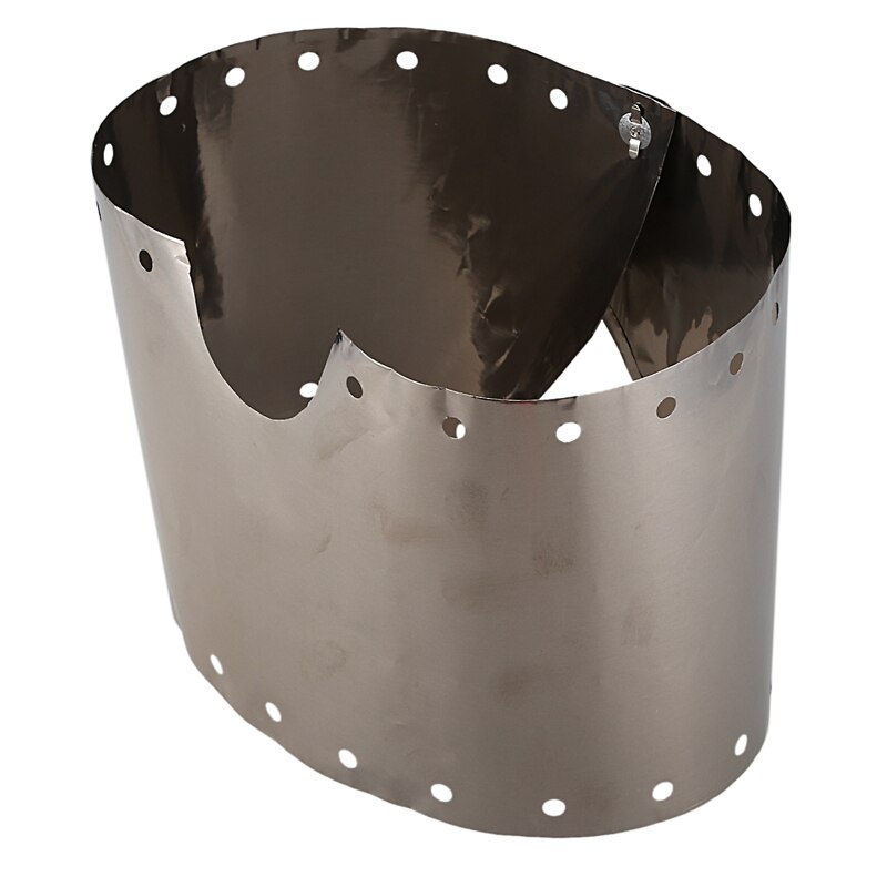 Ultra Licht Titan draussen Camping Herde Windschutzscheibe Bildschirm Winddicht Tafel-15cm