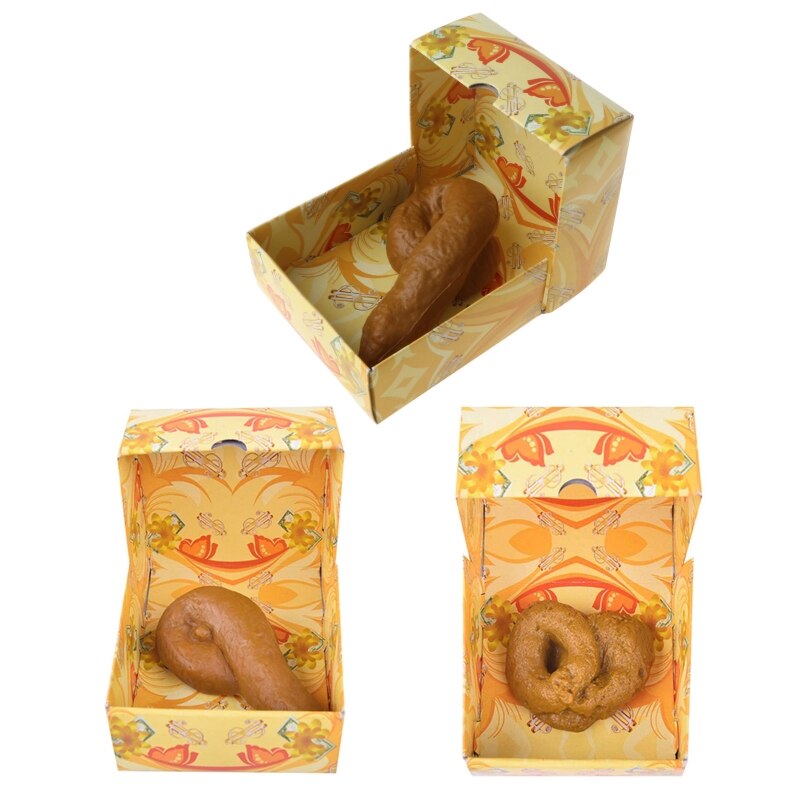 Merde réaliste drôle blague jouets faux merde merde blague Anti Stress Gadget Squish L9CD