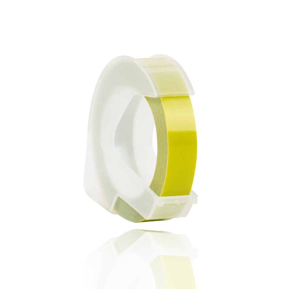 Mieszane kolory 3D PVC tłoczenie DIY taśma z etykietami kompatybilny Dymo 1610 12965 1540 1880 motex E-101 instrukcja drukarka etykiet ręcznie robione: Olive green