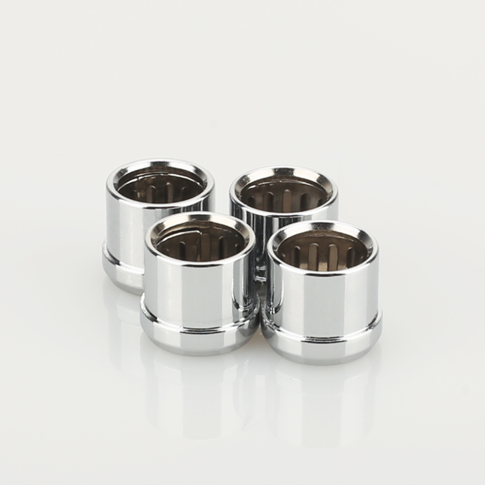 8 Uds X enchufe para circuito corto chapado en rodio conector fono RCA enchufe protector jack tapas protectoras