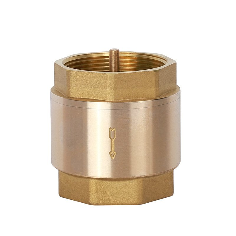 Vertical Check Valve DN15/DN20/DN25 Hydraulic Control Thickened Explosion-proof Brass Material Vertical Spring Check Valve
