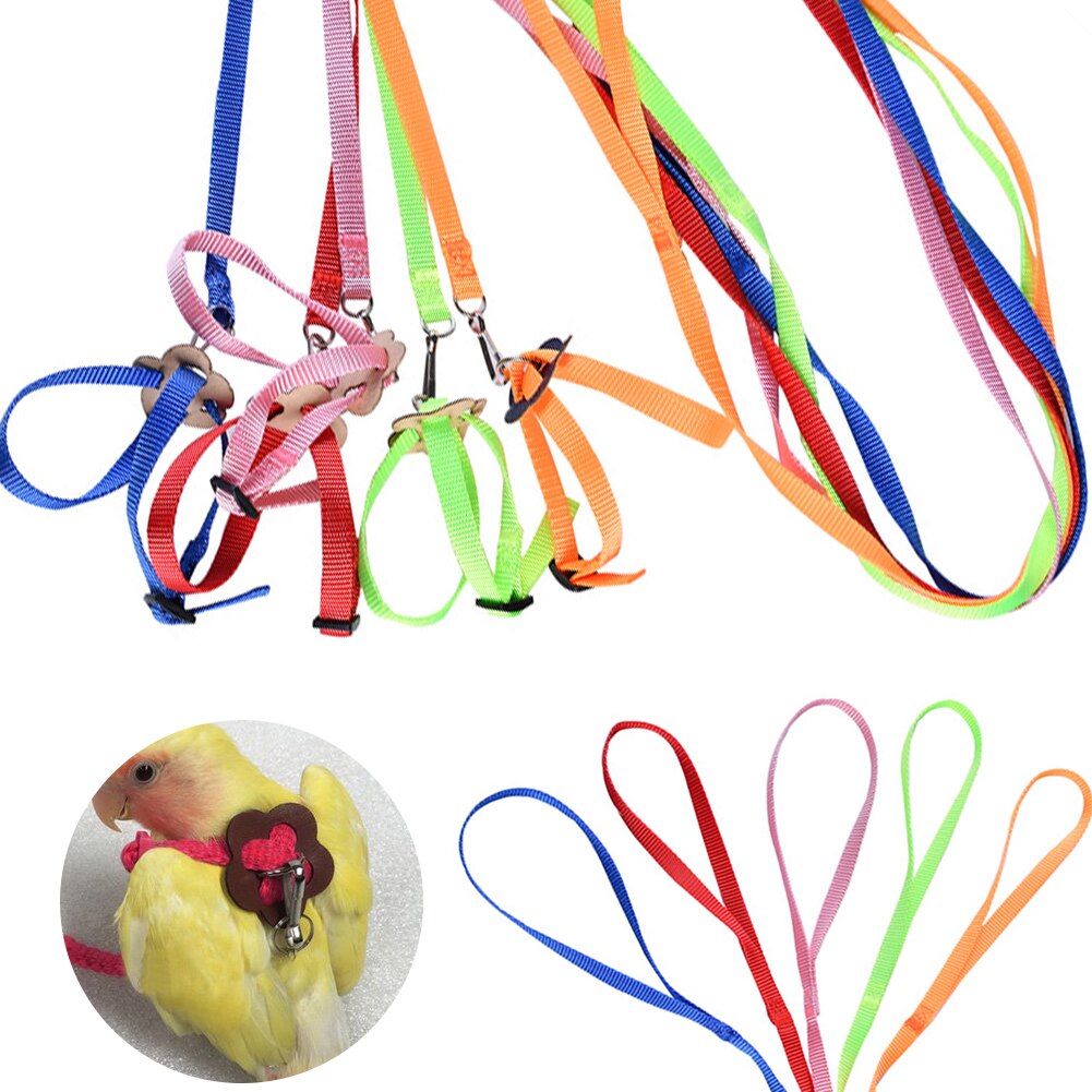 Polyester Adjustable 8shaped Soft Rabbit Harness Leash Guinea Pig Lead Rope Pet Chinchilla Leash Small Pet Traction Rope Running