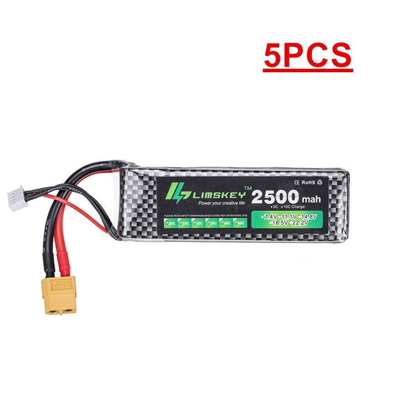 11.1V LiPo Battery For RC Car Airplane Helicopter High Power 11.1 v 2500mAh 3S Battery for RC toys accessories XT60 Plug 803496