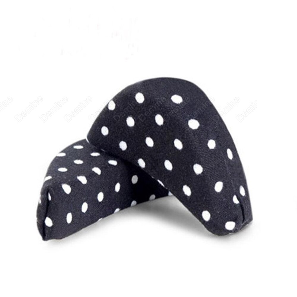Sponge Forefoot Inserts Pads for Women High Heel Shoes Toe Plug Anti-Slip Shoe Filler Pad Foot Pain Relief Care Cushion Insoles: Black White spot