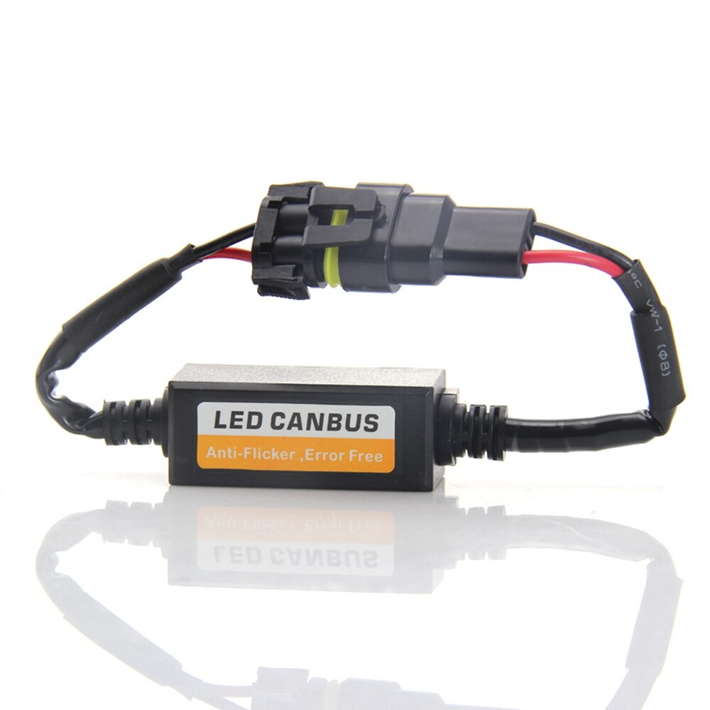 Decodificador led H7 can bus, condensador de cancelación de alarma, cableado de resistencia antiparpadeo, Canbus H4, sin errores H1 H3 9005 9006