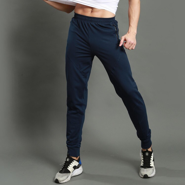 Joggingbroek Mannen Casual Nauwsluitend Tie Footed Broek, Sneldrogende Fitness Running Mannen Jogging Zweet Broek: 1 / M