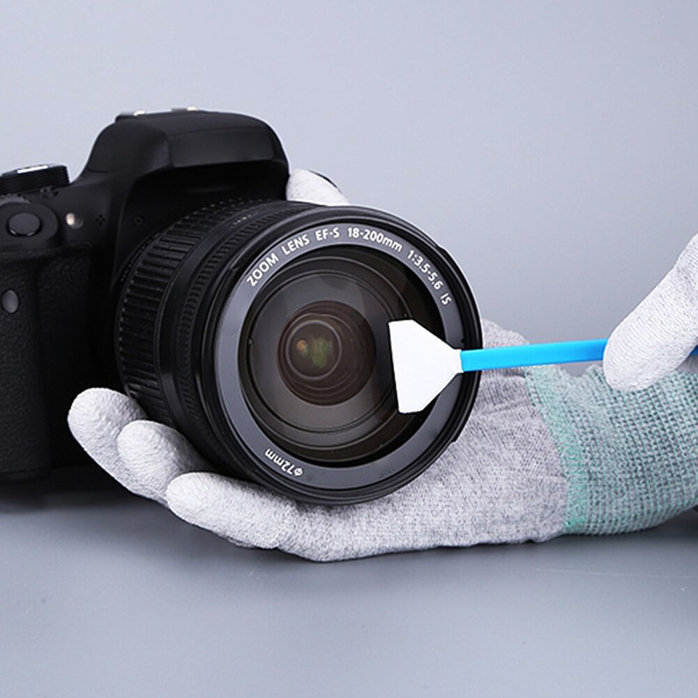 10 stücke Praktische Staub Entfernen Bequem Foto Studio Weichen Werkzeuge Professionelle Tupfer Bausatz Volle Rahmen Reinigung DSLR Kamera Sensor