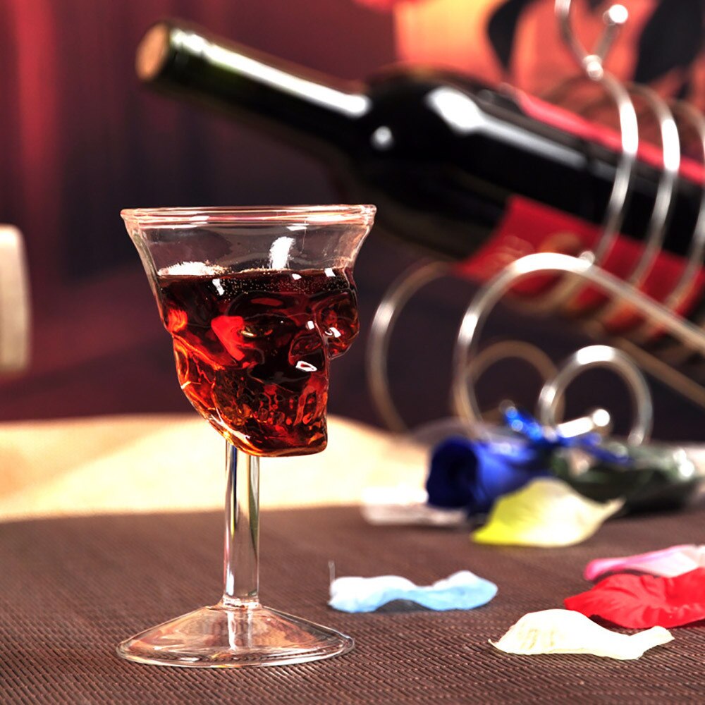 55ml crâne verre tasse bière vin barre crâne verre tête Vodka articles à boire maison Bar fête Artware déco gobelet tasses