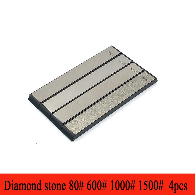 Diamant schärfen stein schleifstein Küche bar messer spitzer Schere Razor Whetstone Poliert leder anspitzer: 80 600 1000 1500