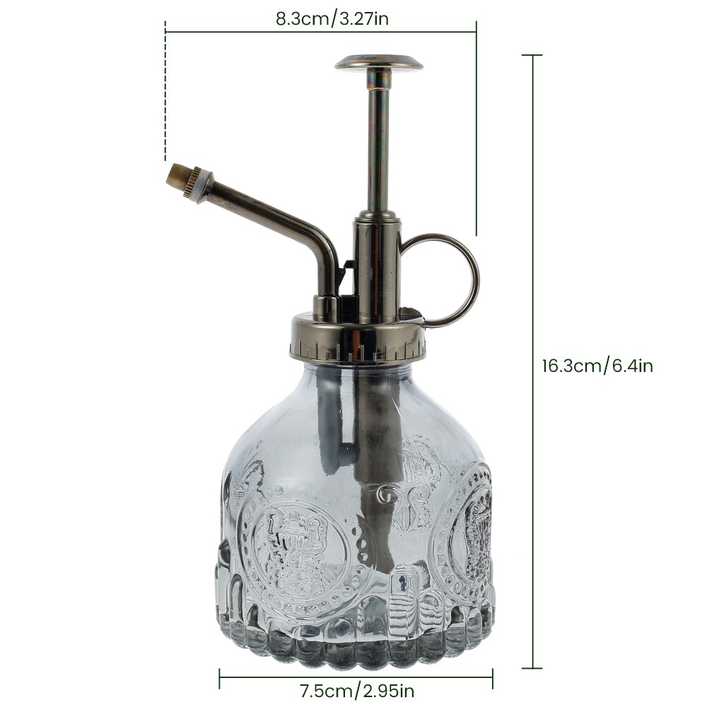 200Ml Retro Planten Gieter Glas Plant Mister Vintage Spuitfles Bloem Spuit Spritzer Tuinieren Home Spray Sprinklers: 02