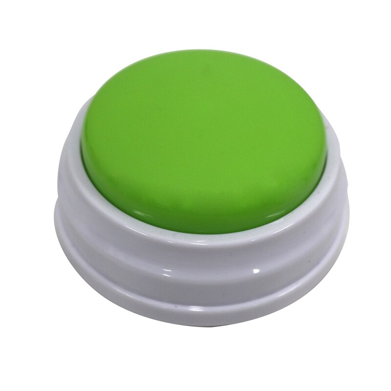 Record Sound Box Talking Button Answer Buzzers 30s Seconds Recordable M10: Green