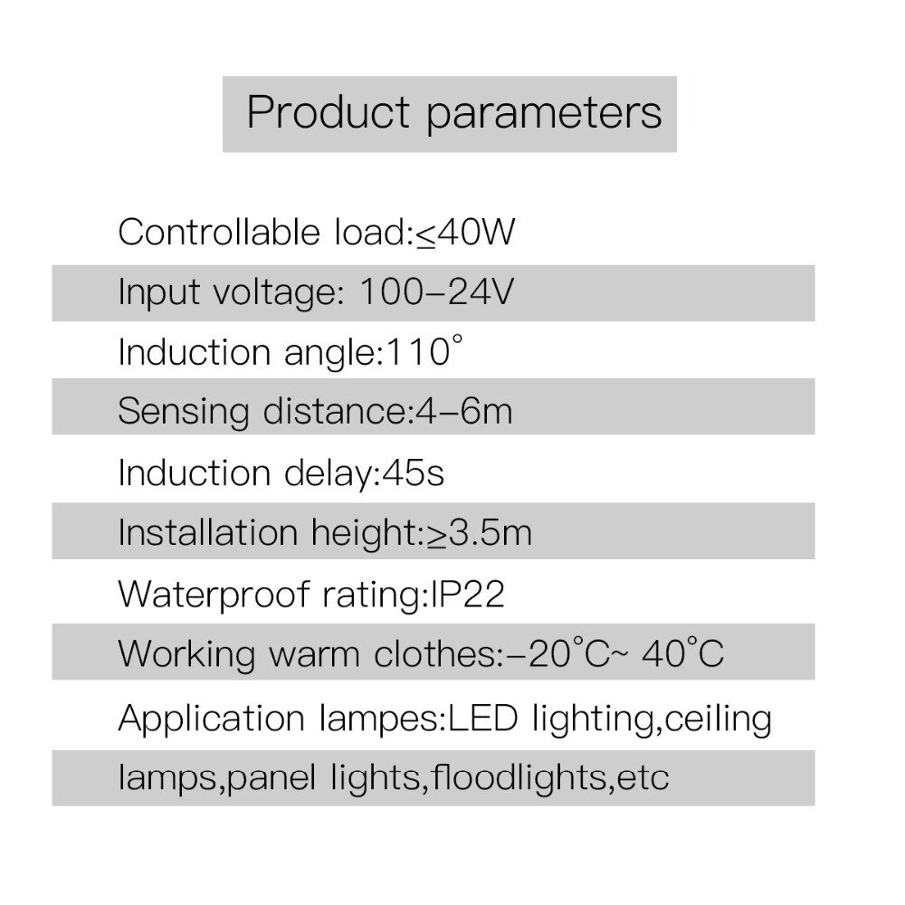 Smart Motion Sensor 110V-220V for Kitchen outdoor lighting DIY sensor de movimiento Stairs Hallway Security Night Light Switch