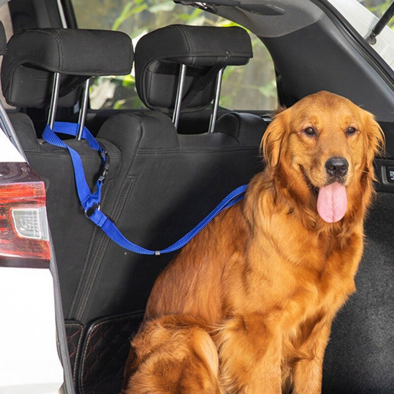 Adjustable Practical Dog Cat Pet Safety Car Seat Belt Lead Pet Car Safety Belt Harness Leash Travel Clip Strap