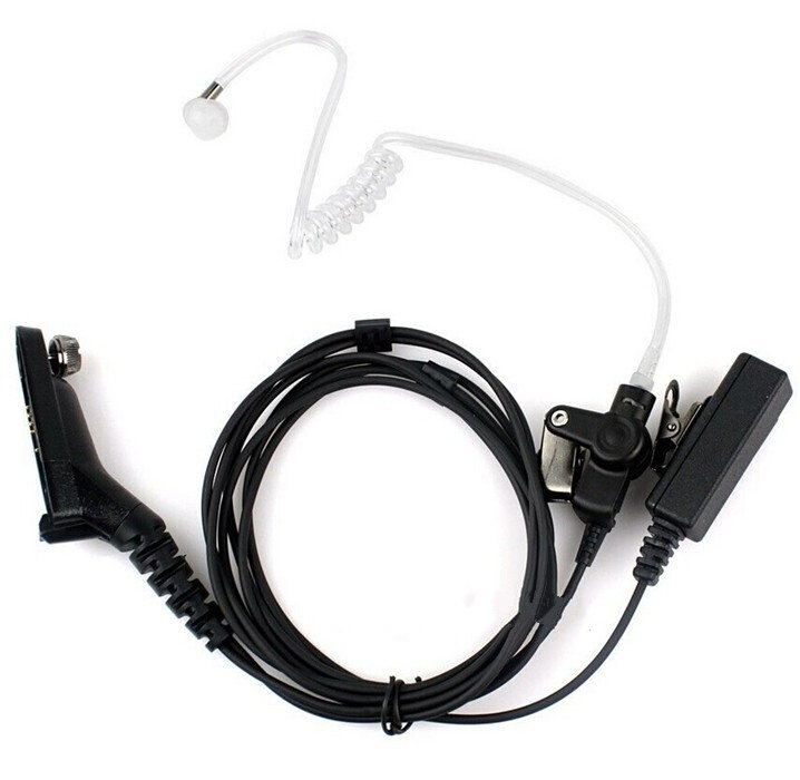 Auricular de tubo de aire PTT del FBI para Motorola, auricular con micrófono, Radio portátil APX2000 APX7000 APX6000 APX7500 DP4601 Walkie Talkie XiR P8668