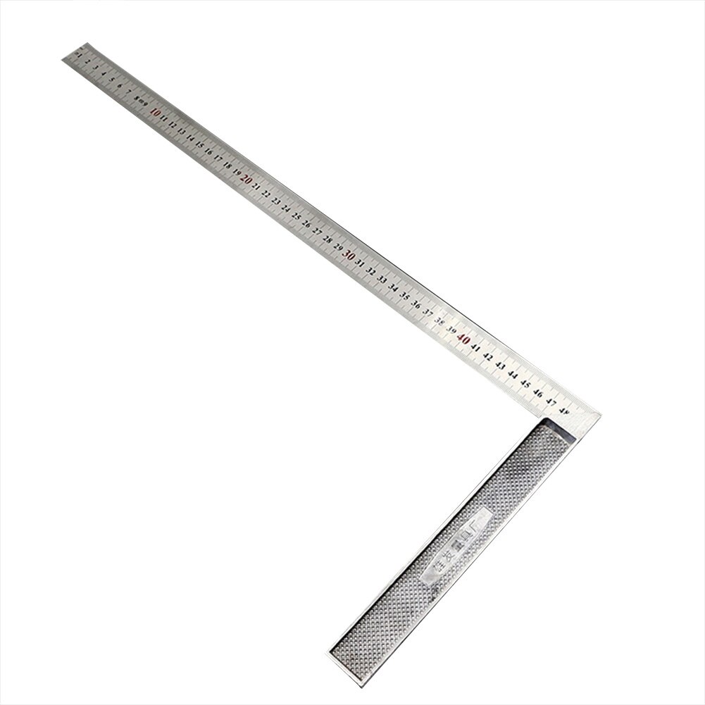30/50/60 CM Stalen Liniaal 90 Graden Hoek Metrische Heersers Levert Houtbewerking Timmerwerk Meten-M25