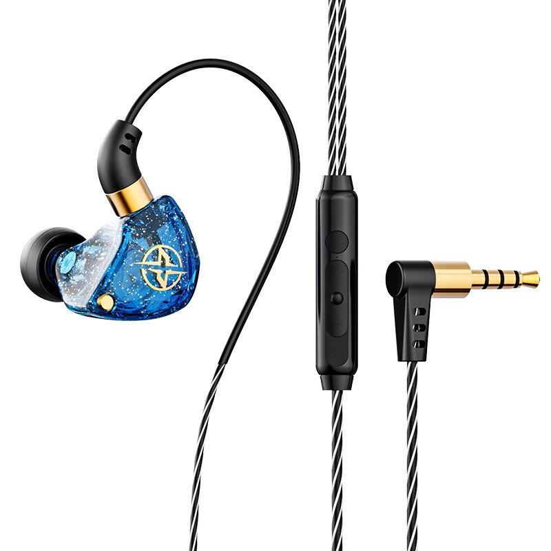 X2 Pro 3,5 mm odłączane słuchawki przewodowe podwójne dynamiczne słuchawki HiFi zestaw słuchawkowy z basem Stereo muzyk Monitor słuchawki douszne sport bieganie