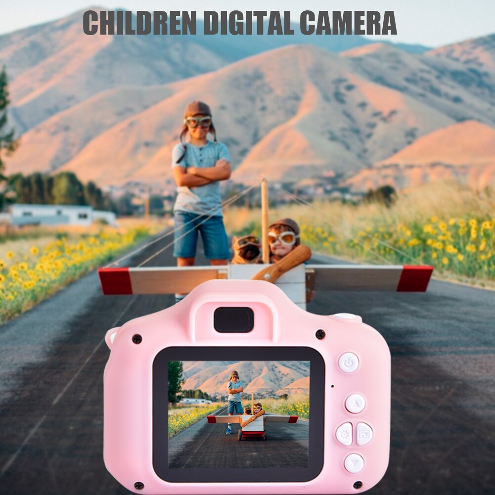 Cámara de vídeo para niños, 12MP, HD, pantalla de 1080P, cámaras digitales, grabadora de vídeo, accesorios de fotografía al aire libre para niños