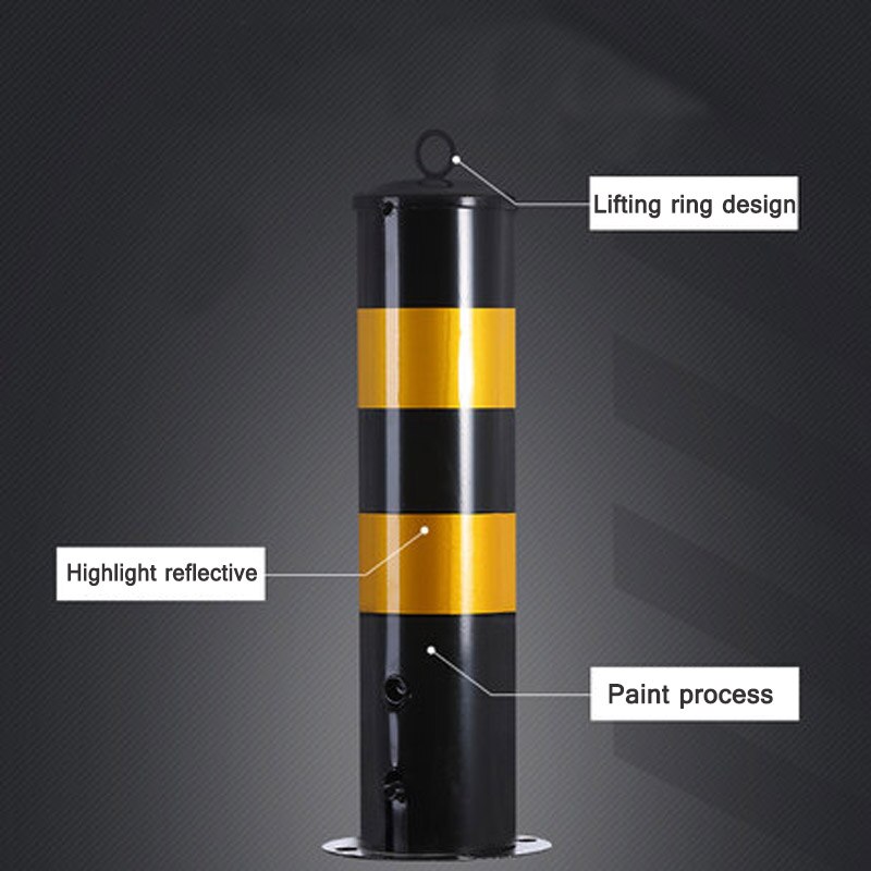 Steel pipe column fixed anti-collision column car column community square warning column thickened protective car parking space