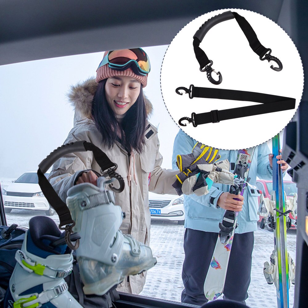 2Pcs Ski Snowboard Boot Carrier Strap Schaatsen Band Ski Gear Accessoire