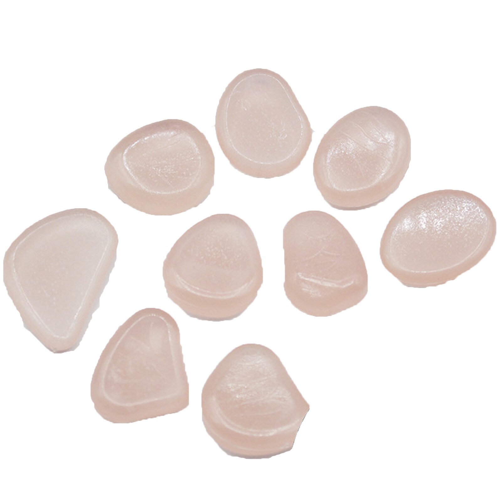 50PC DIY Decorative Luminous Stones For Yards Lawns Walkways Garden Plants Artificial Pebble Lawn Garden Yard Decoration