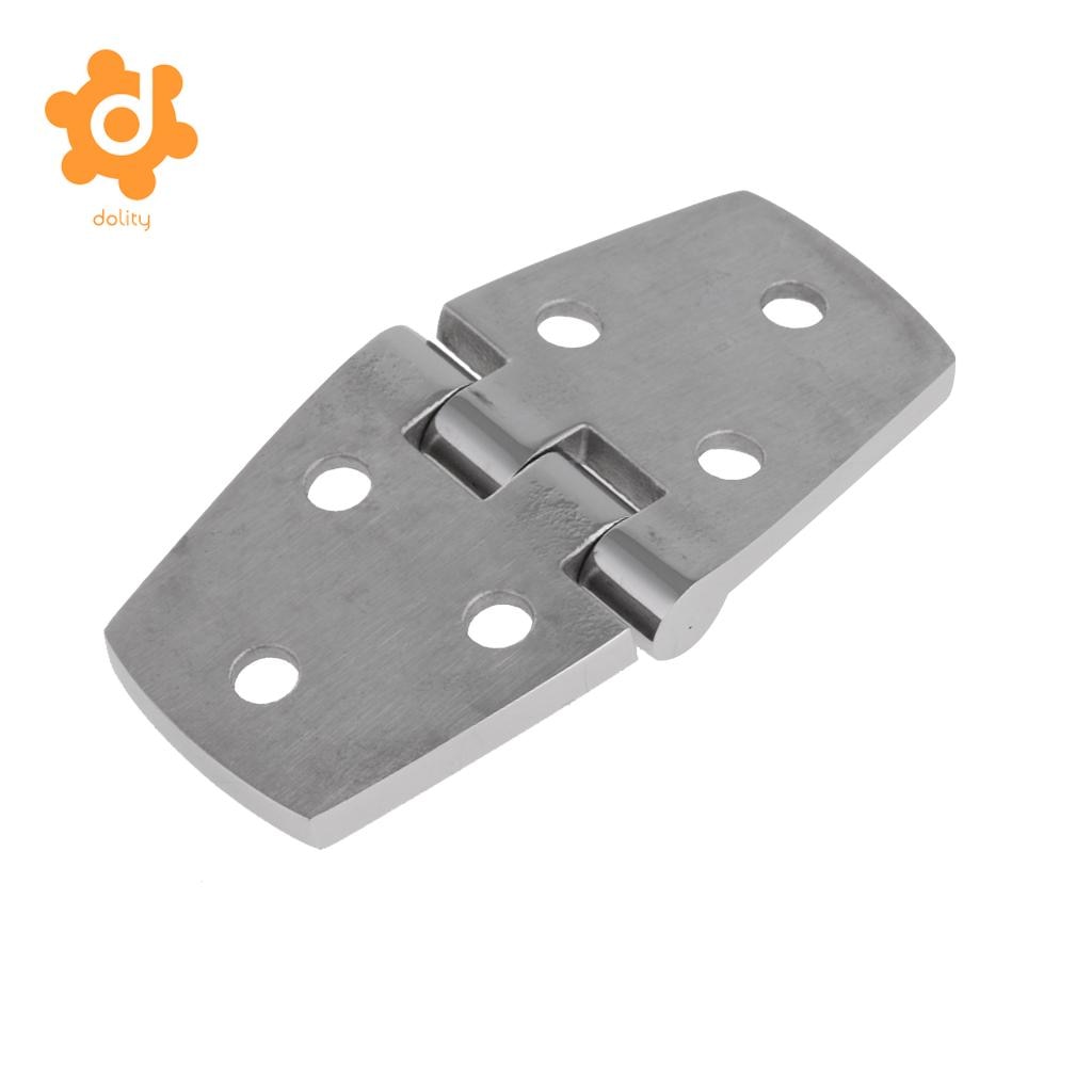 Durable 316 Marine Stainless Steel Casting Strap Hinge Door Hinge for Boat Yacht RV 3' x 1.5'