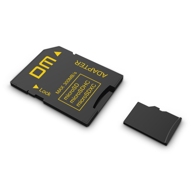 DM SD-t Adapter SD4.0 UHS-IIcomptabile met microSD microSDHC microSDXC transfer snelheid kan tot 300 MB/s micro sd kaartlezer