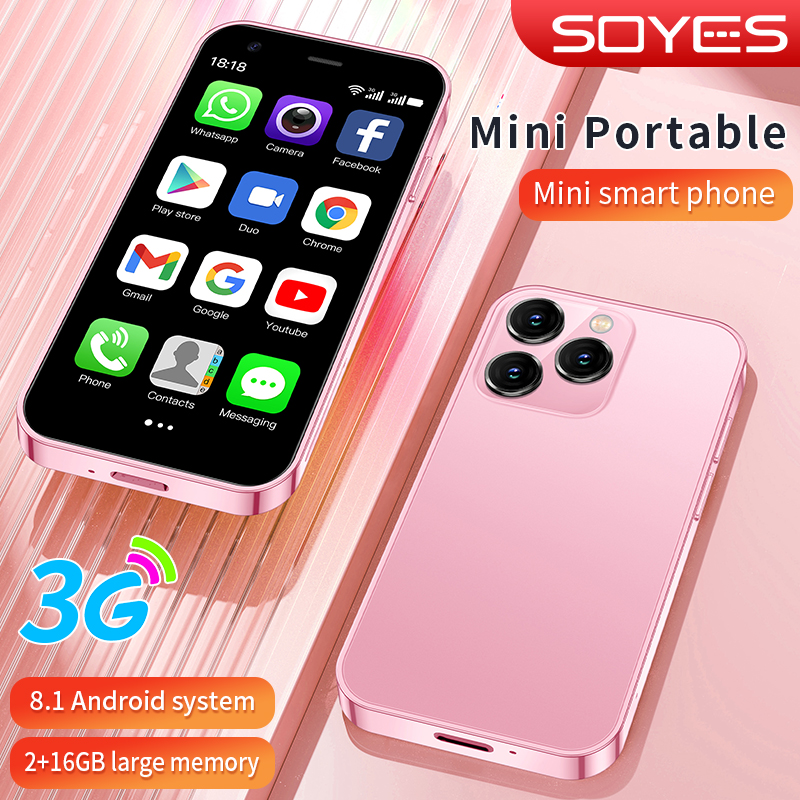 SOYES XS15-Mini Smartphone Android 3,0 Zoll 2+16 GB Rom Google abspielen Geschäft 1000 mAh Mobiltelefone Dual-SIM-Handys