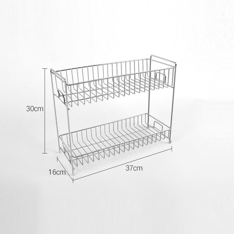 2Tiers Kitchen Spice Jar Rack 304 stainless steel kitchen spice rack