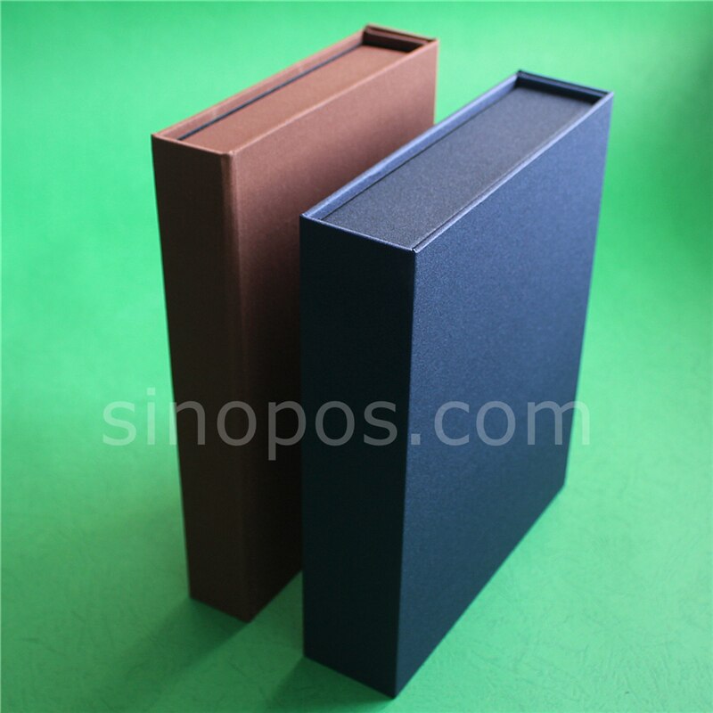 StackBook Full Cover, fabric samples cards holder textile material binding sleeve swatch stack book leather fold display binder