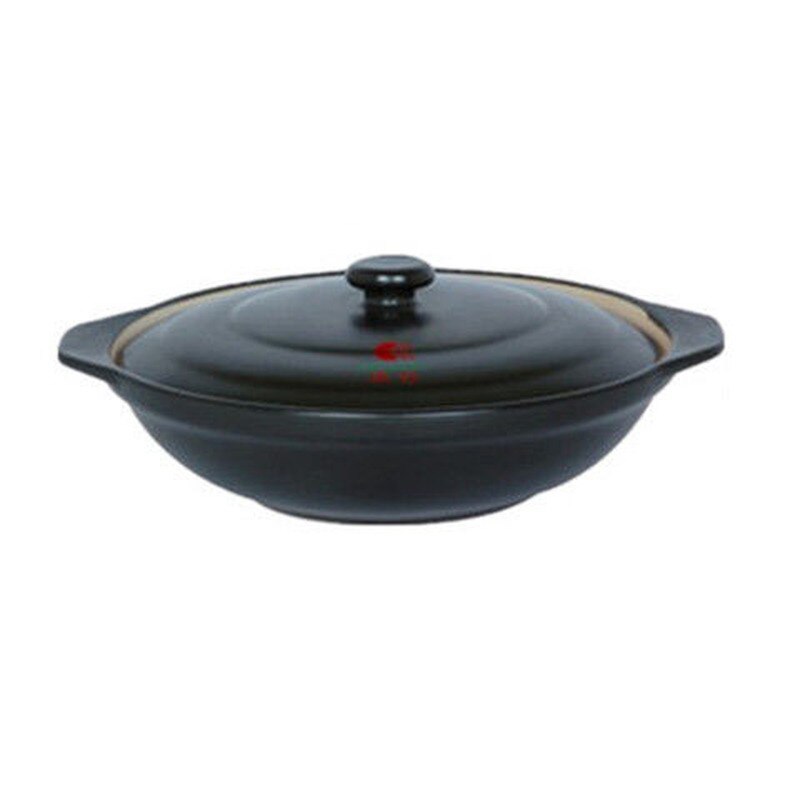 Cazuela de cerámica para pollo estofado, cacerola amarilla para arroz, fideos, llama abierta, olla pequeña especial, cazuela esmaltada