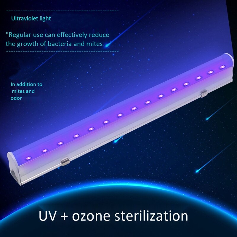 T5 LED UV Light UV LED Curing Light UV Glue Solidification Ultraviolet for Lighting and Disinfectionv EU Plug